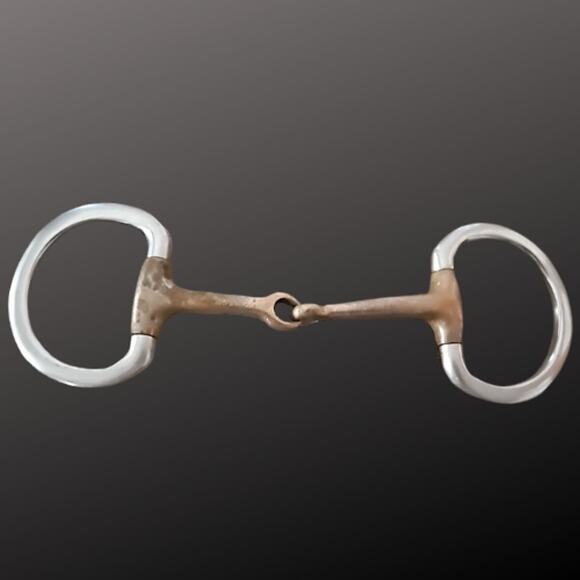 Eggbutt Copper Mouth English Bit Used - Picture 3 of 6